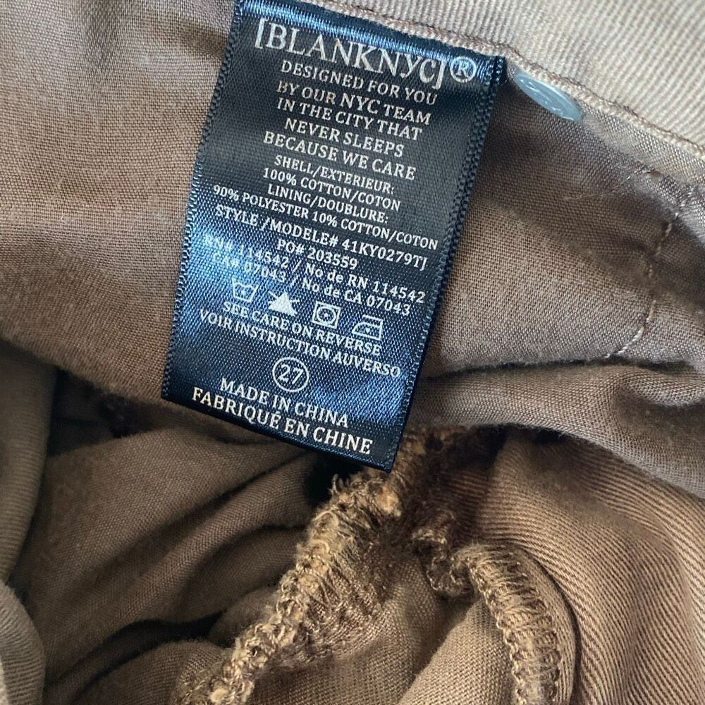 Blank NYC Light Brown Denim Balloon Mini Skirt Size 27 NWT - Picture 10 of 11